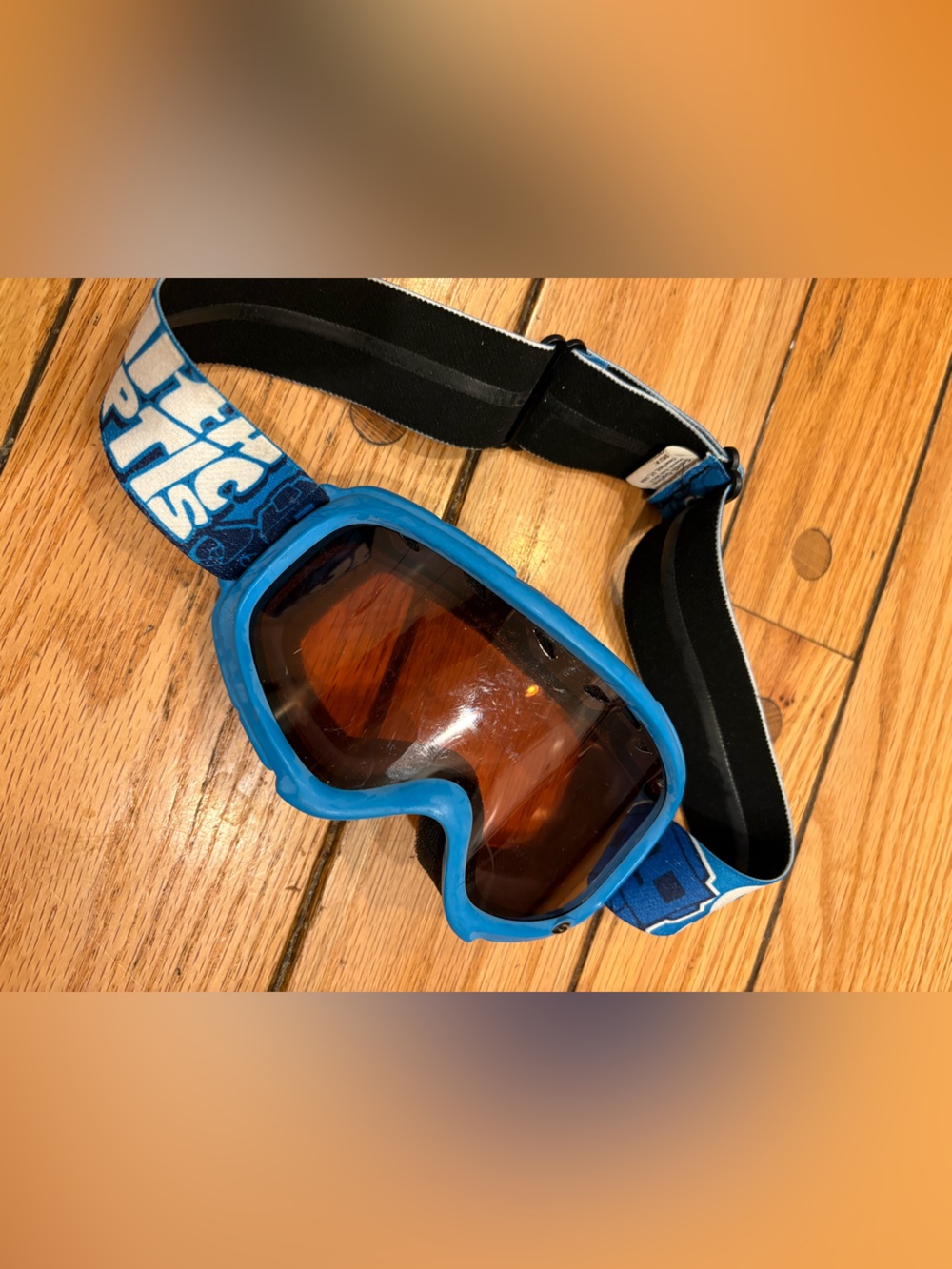 Smith Optics outdoor winter Youth Blue Snow Ski Goggles with Amber Lens